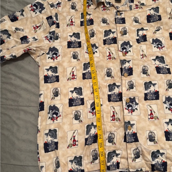 Tabasco button front fishing shirt XL - Picture 6 of 7